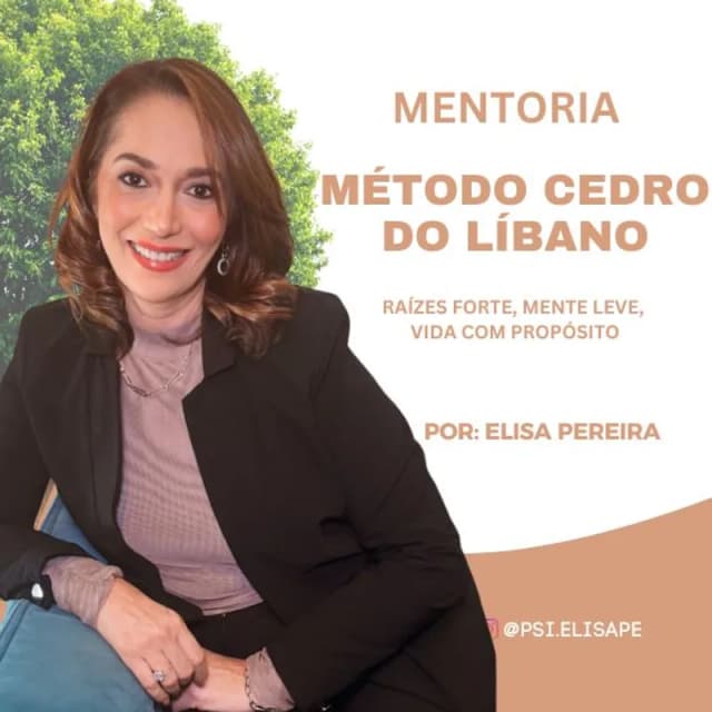 Capa do curso Mentoria Essência do Cedro, de Elisa Pereira