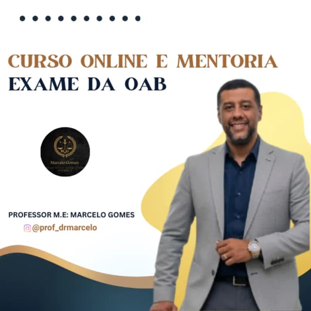 Capa do curso Mentoria - Exame da OAB