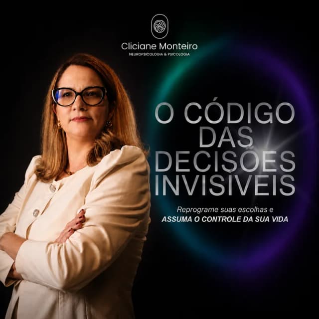 Capa do curso O código das decisões invisíveis, de Cliciane Monteiro