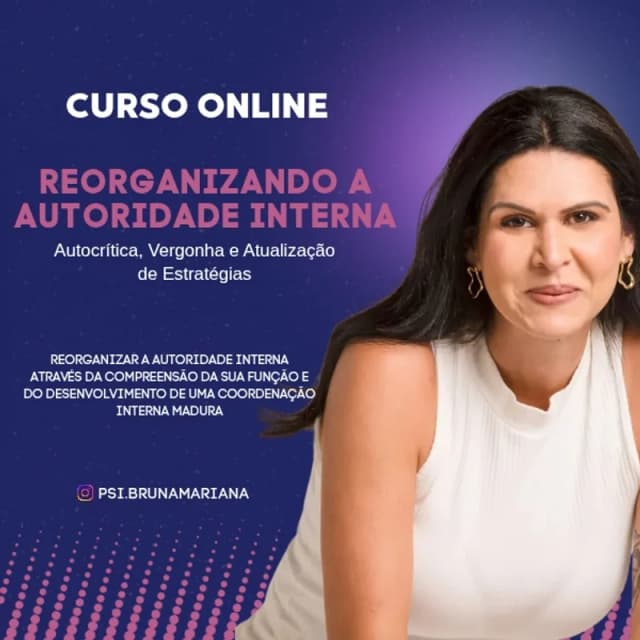 Capa do curso Reorganizando a Autoridade Interna, de Bruna Mariana