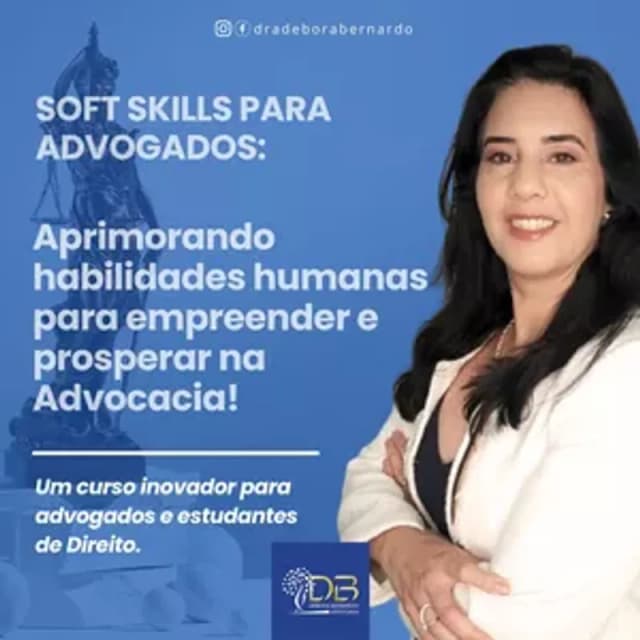 Capa do curso Soft Skills para Advogados, de Débora Bernardo Godoy
