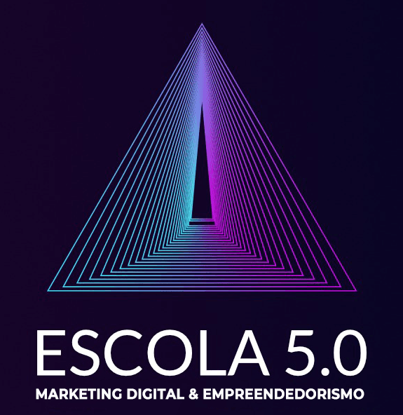 Logo Escola 5.0 Azul marinho