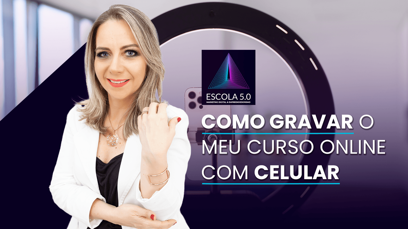 Como gravar meu curso online com o celular
