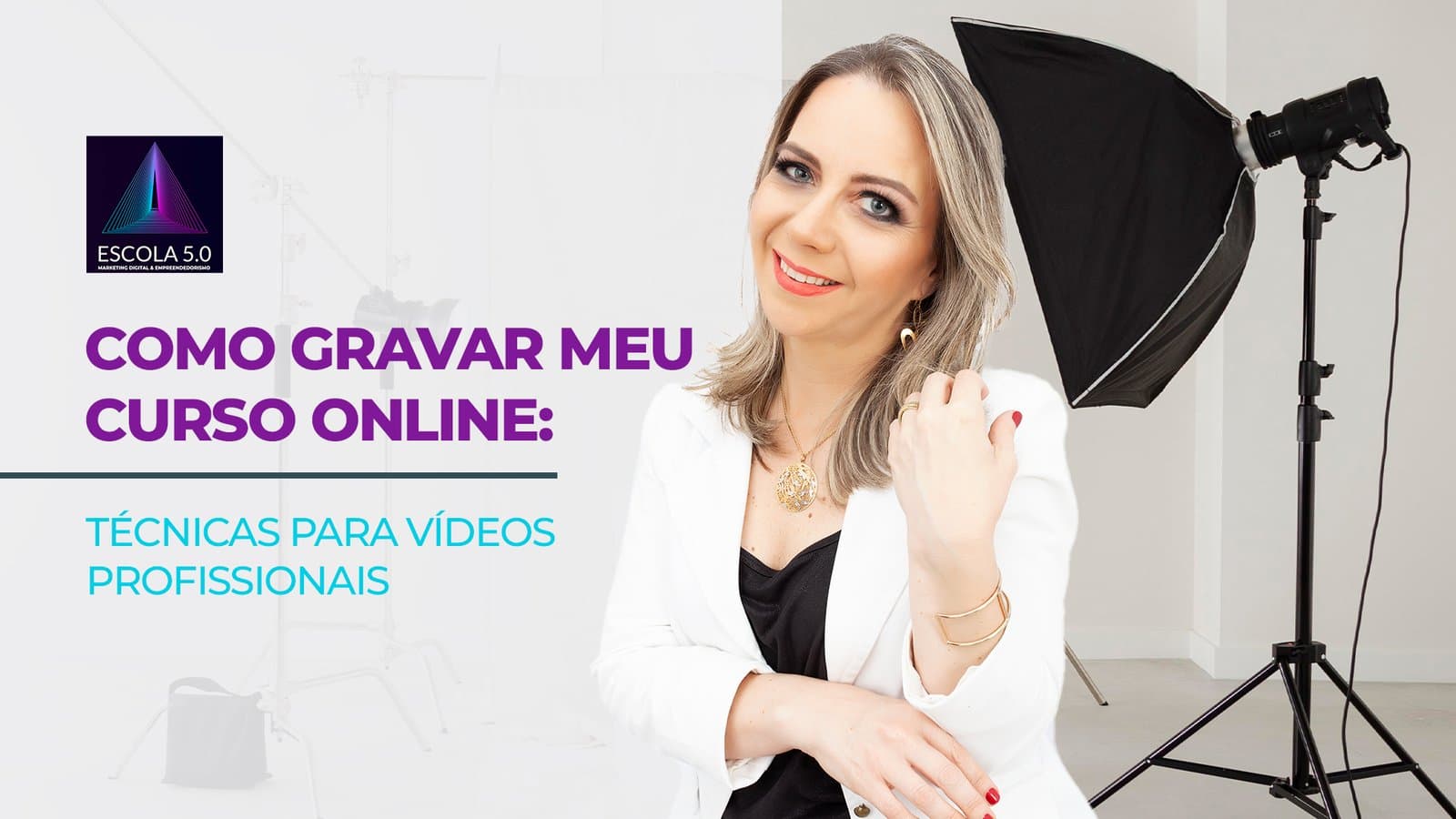 Como gravar o meu curso online: técnicas para vídeos profissionais
