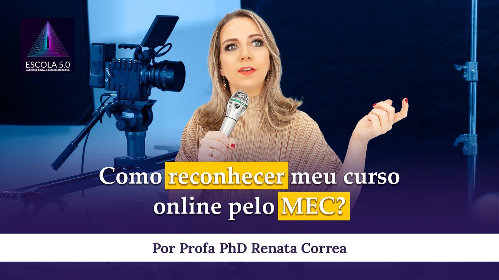 Como reconhecer o meu curso online pelo MEC