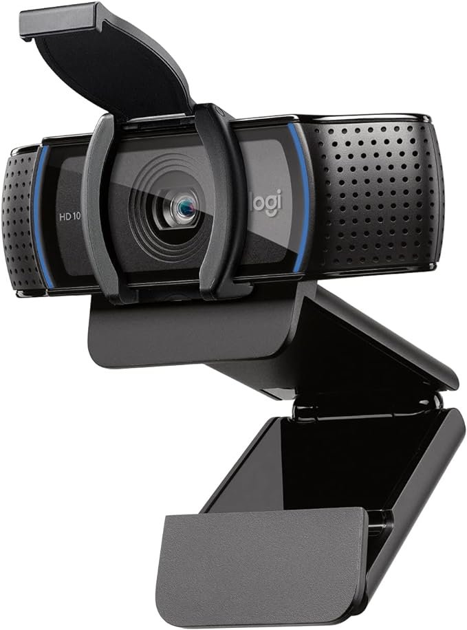 Equipamento indicado Webcam Full HD Logitech C920s.